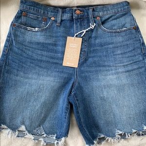 Madewell High Rise Bermuda Shorts